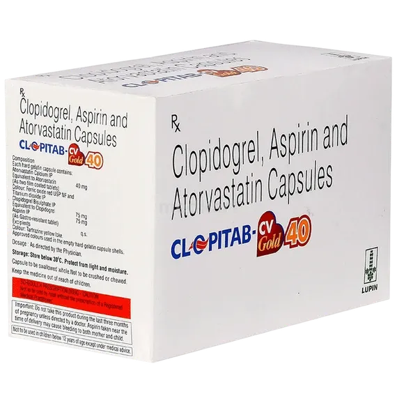 clopitab cv gold 40mg capsule 10's